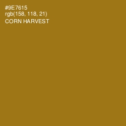 #9E7615 - Corn Harvest Color Image